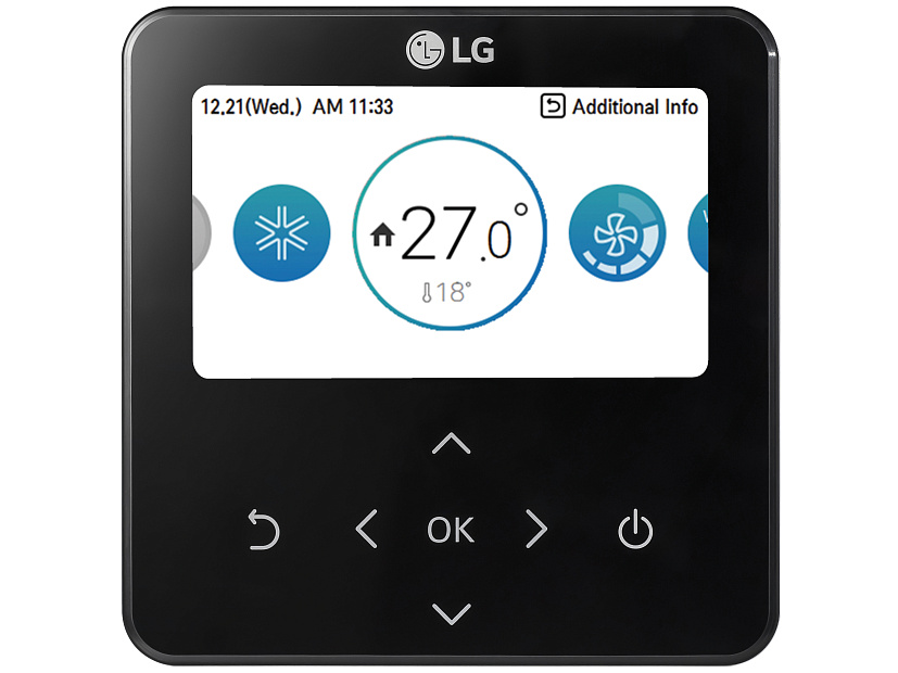 Системы управления LG Проводной пульт управления LG PREMTBB10 (черный) PREMTB100 (белый)