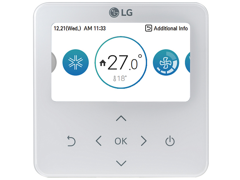 Системы управления LG Проводной пульт управления LG PREMTBB10 (черный) PREMTB100 (белый)